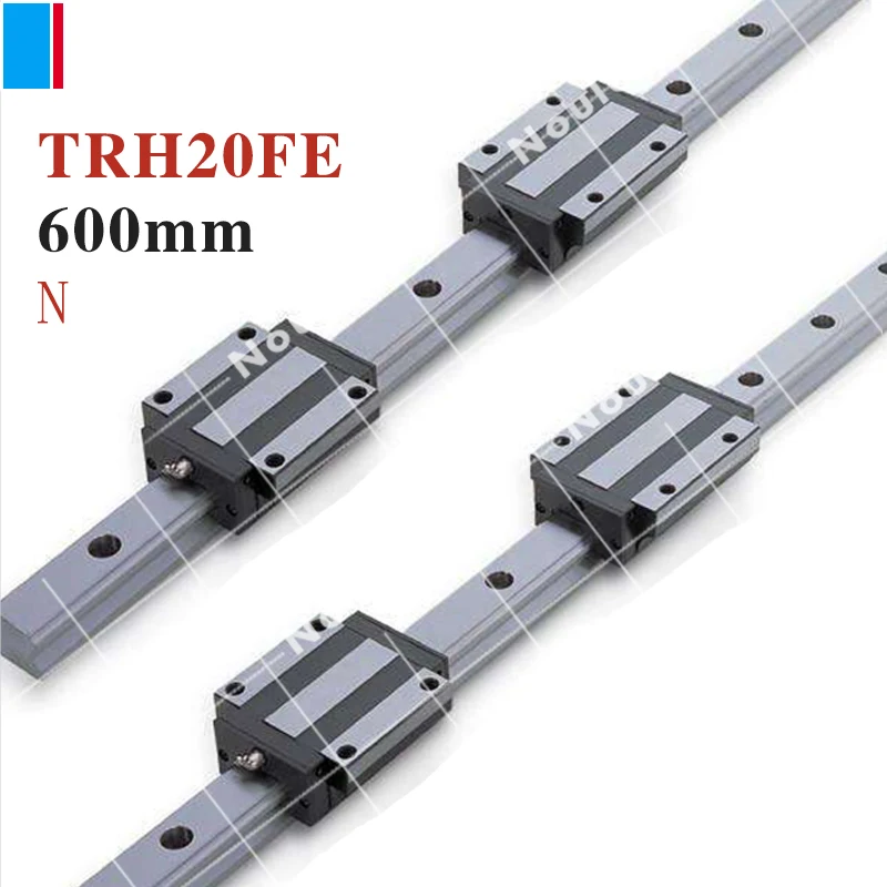 

TBI TBIMOTION TR20N 600mm linear guide rail with TRH20FE slide blocks stainless steel High efficiency CNC sets