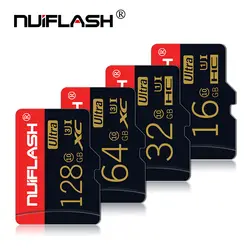 NUIFLASH Micro sd 8 GB 16 GB 32 GB sd card 64 GB 128 GB карта памяти класс 10 картао де memoria Бесплатная адаптер как подарок