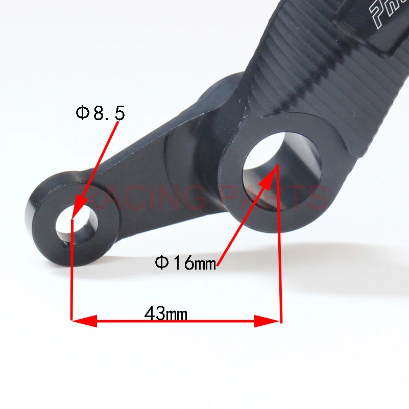 Forjado pedal de freno trasero brazo con freno para KX450F kxf450 dirtbike offraod Accesorios