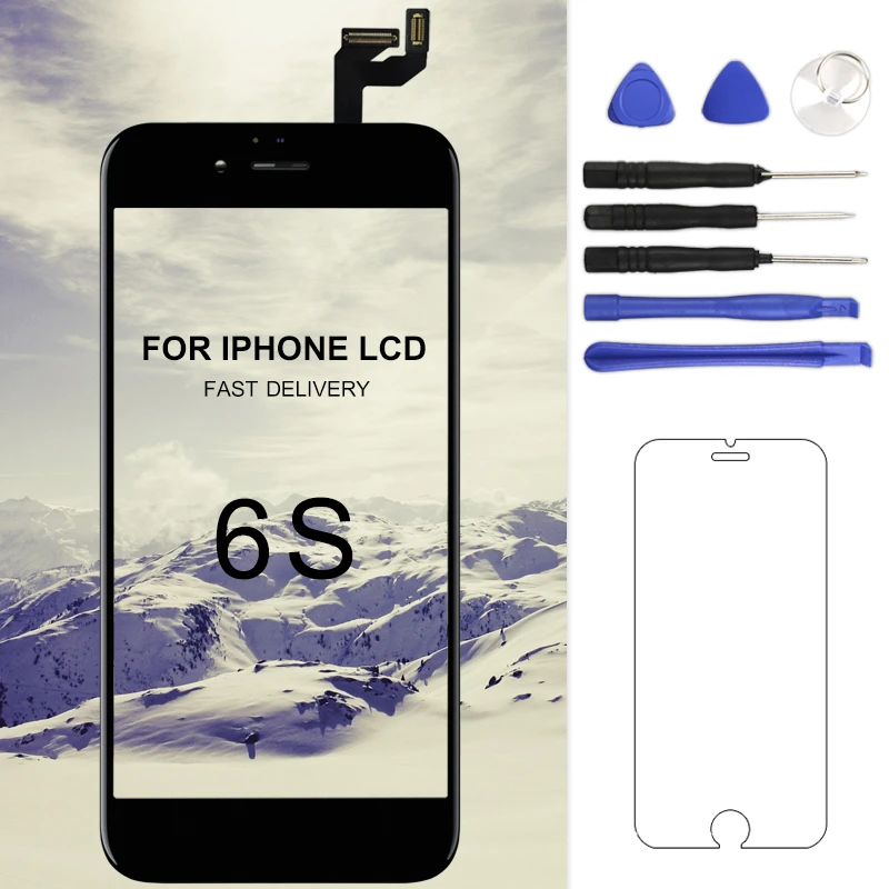 ЖК-дисплей для iphone 6S с дигитайзером сенсорный 3D-экран без битых пикселей 1 шт. |