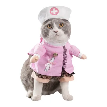 Funny Cat Clothes Pirate Suit Clothes for Cat Costume Clothing Corsair Halloween Pet Clothes Dressing