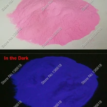 50 г/пакет x фиолетовый цвет световой фосфористая порошка пыли светится в темноте фотолюминесцентный пигмент порошок