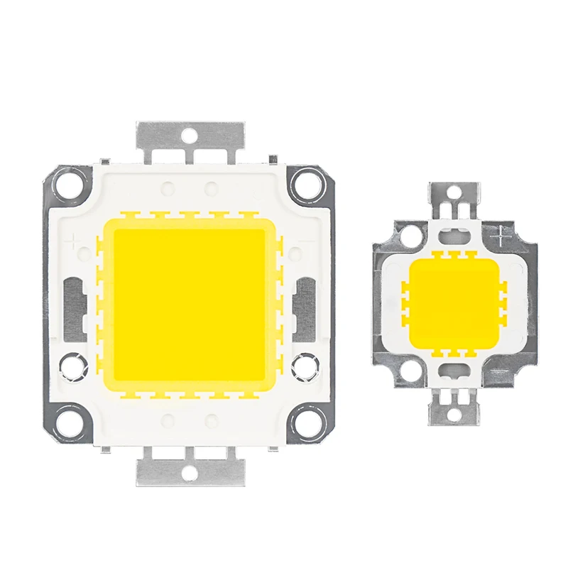 

High Brightness LED Chip 10W 20W 30W 50W 100W LED Beads Need Driver DC9-12V 30-36V Cold Warm White for DIY Floodlight Spotlight