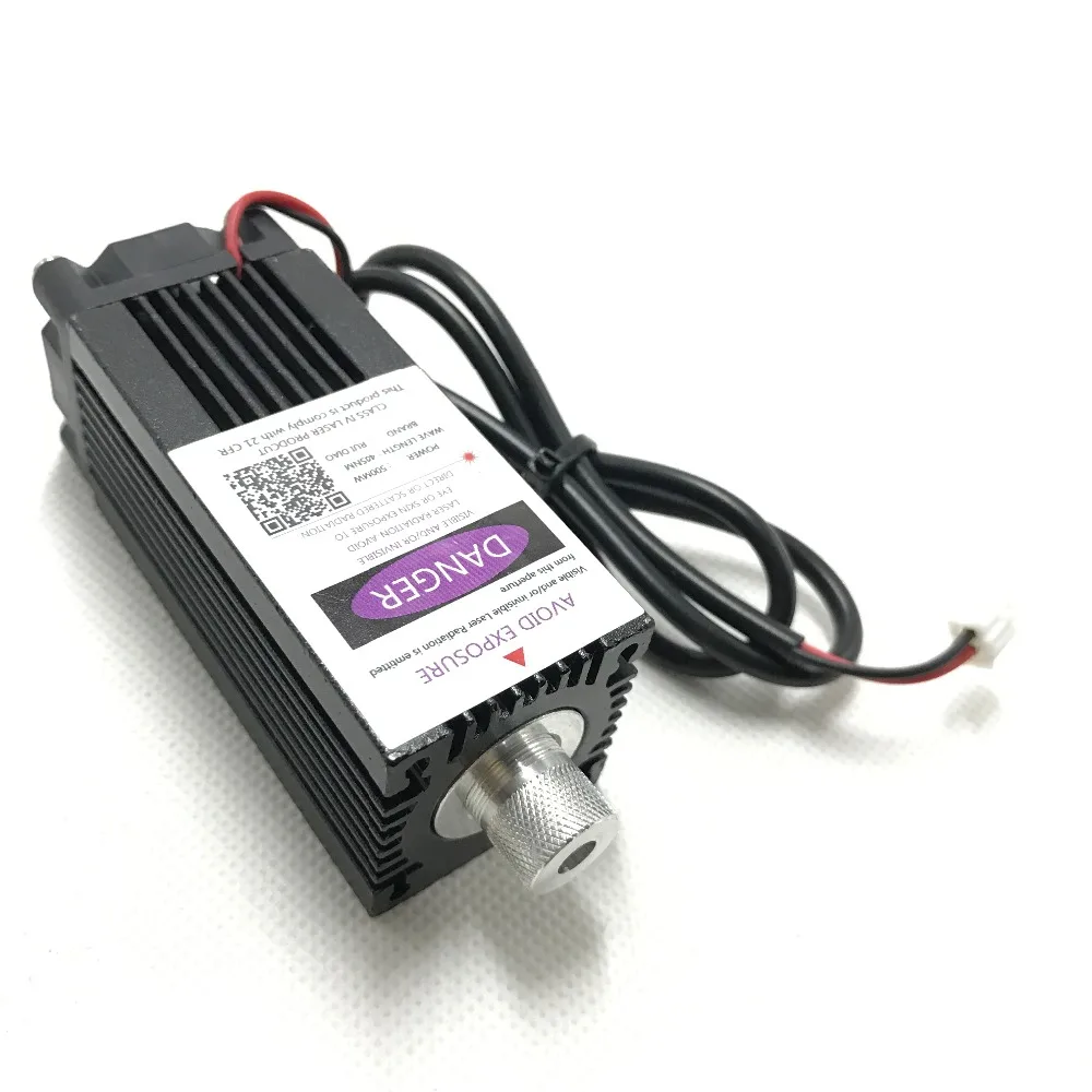 Cena 500mw 405NM ogniskowanie niebieski fioletowy moduł laserowy grawerowanie, rura laserowa dioda hx2.54 2p port + ochronne googles