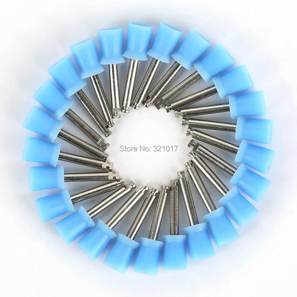 100pcs Dental Tooth Polish Polishing Cup Brush Rubber Dental Care Cup
