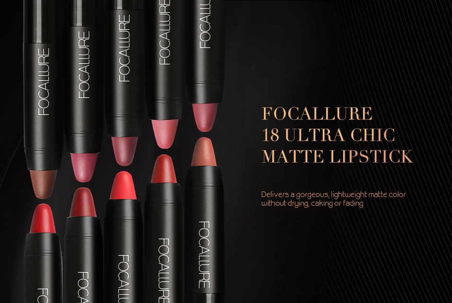 Focallure Matte губная помада, 19 цветов, водостойкая, стойкая, легко носится, профессиональная губная помада, Обнаженная помада