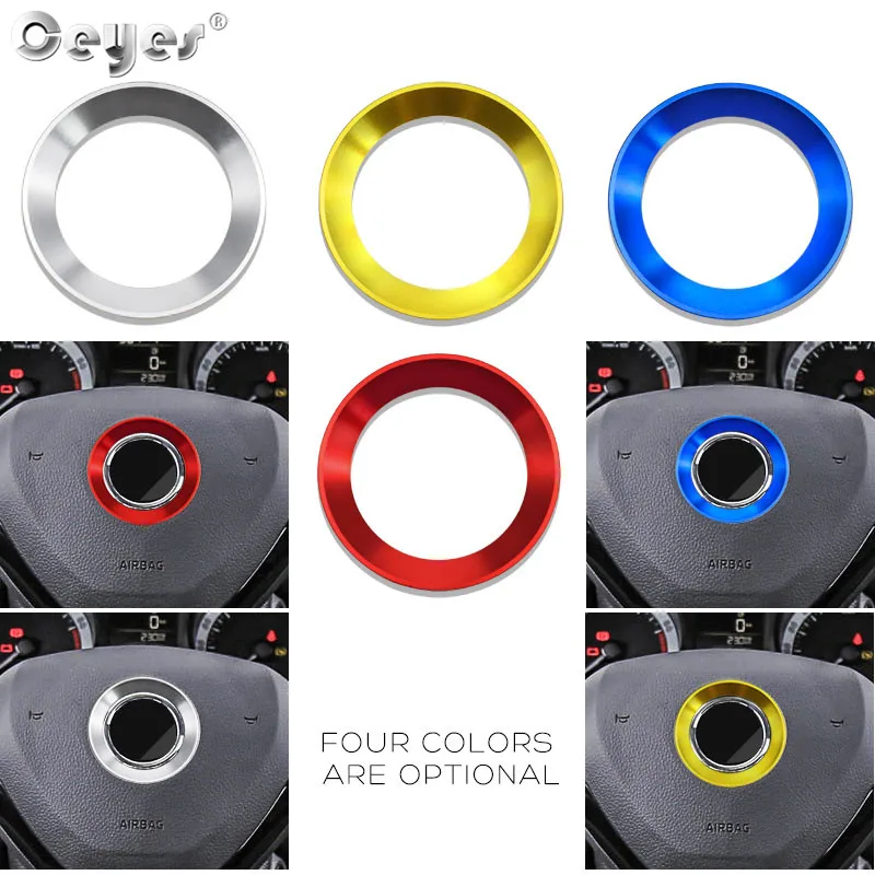 Car steering wheel decoration circle ring sticker for BMW (15)