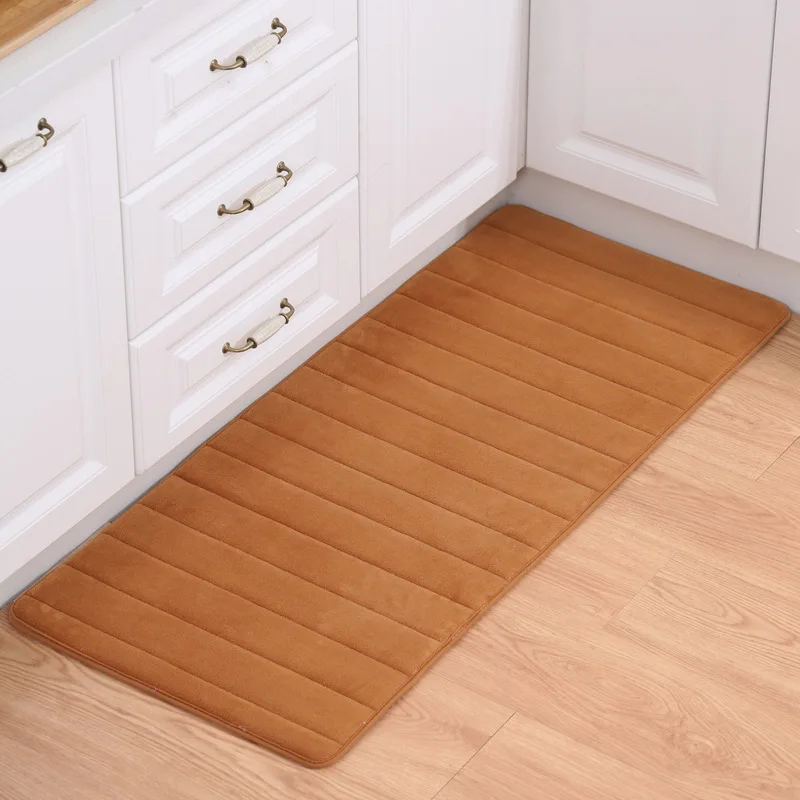 Memory Foam ковры для Гостиная Кухня Ванная комната коврики Спальня прикроватные