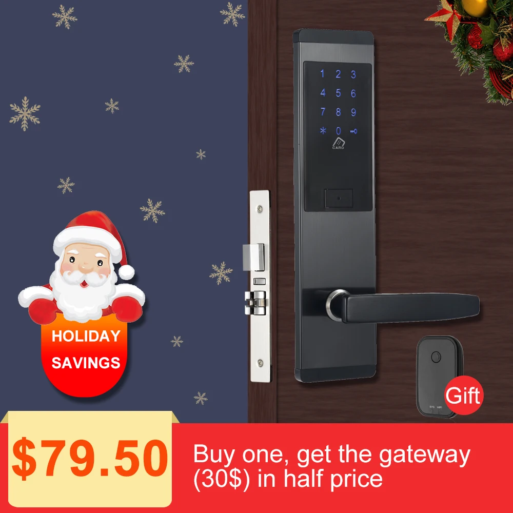Security Electronic Door Lock, APP WIFI Smart Touch Screen Lock,Digital Code Keypad Deadbolt For Home Hotel Apartment Security Electronic Door Lock, APP WIFI Smart Touch Screen Lock,Digital Code Keypad Deadbolt For Home Hotel Apartment