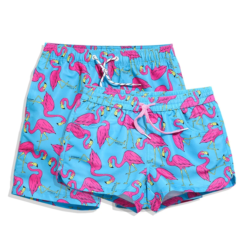 Couple Board Shorts Quick Dry Beach Swim Shorts Men Women Swimming Trunks for Bathing Surfing maillot de bain Lover Boardshorts Couple Board Shorts Quick Dry Beach Swim Shorts Men Women Swimming Trunks for Bathing Surfing maillot de bain Lover Boardshorts