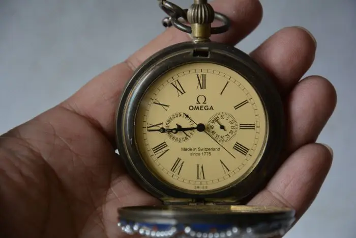 Часы из Королевского стекла династии Qing механические карманные часы