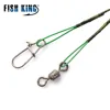 20pcs 16/20/25cm Anti-bite Steel Wire Leader Leashes For Fishing 50LB With Swivel Fishing Lure Accessories Pike Bass ► Photo 3/6