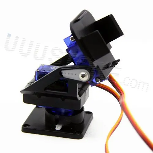 

Free Shipping,1set Nylon FPV Pan/tilt Camera Mount Gimbal+ 2pcs SG90 9g Servo Retail Promotion Dropship