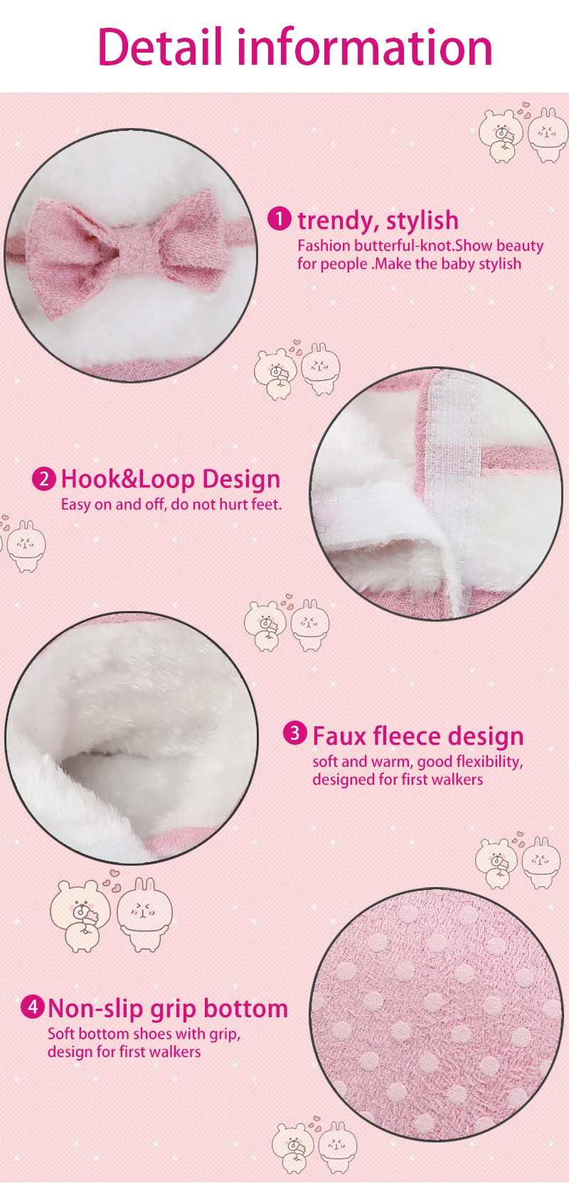 CHICHIMAO/зимние сапоги для новорожденных девочек и мальчиков; нескользящие Зимние ботиночки с мягкой подошвой; Теплая обувь; 0-18 месяцев