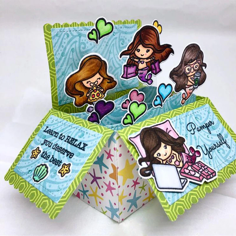 Cartoon Human Figure Animal Clear Stamps Card Making Clear Stamps For Scrapbooking Album Decorative Silicon Stamp Craft Stamps Aliexpress
