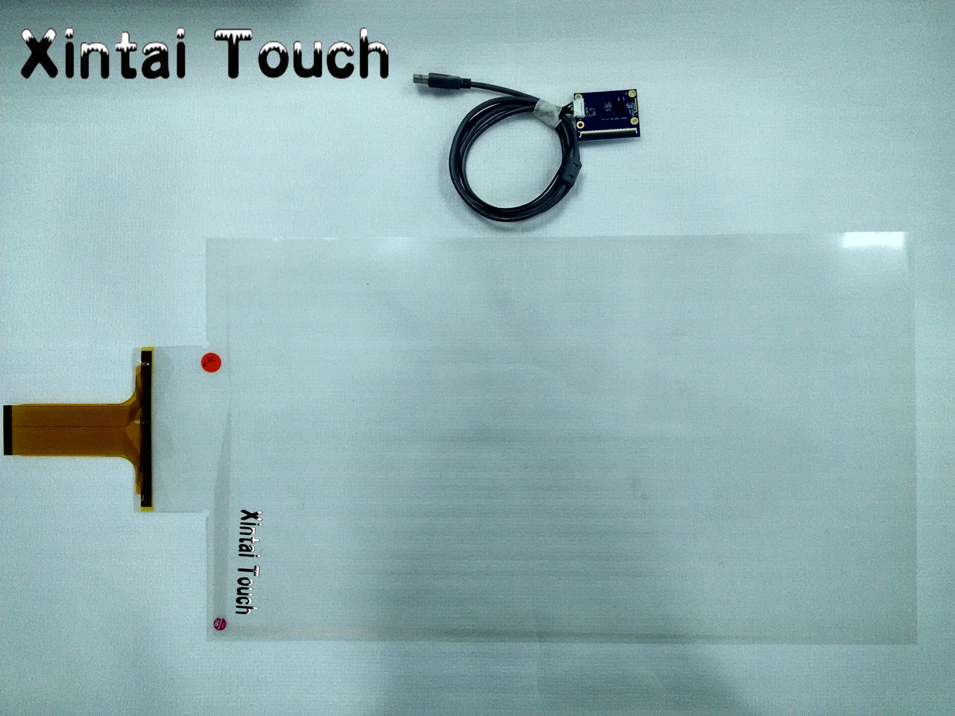 Free Shipping! 17" interactive touch foil 2 points projected capacitive