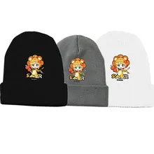 Мода «унисекс»; Симпатичные Аниме Судьба Ноль сабля Гильгамеш служащего шапки бини шапки хлопок Вязание Лыжные черепа в стиле хип-хоп, мешковатая шапка зимняя шапка для косплея