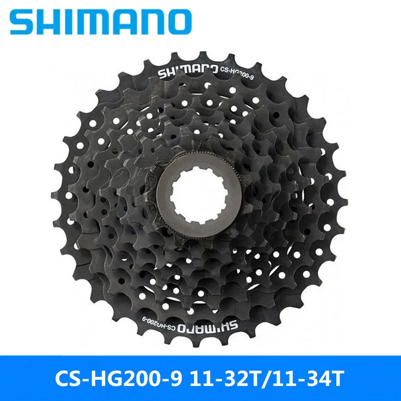 SHIMANO CS HG200 9 горный велосипедный маховик 9/27 скорость карты 11 32 T/11 34 T Новый черный