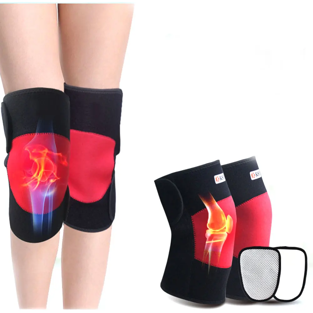 1Pair Self Heated Knee Brace Wrap Knee Heating Pad Hot