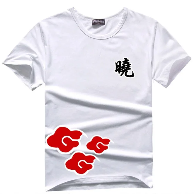 Мужская футболка с логотипом Итачи учихи из аниме Наруто Акацуки|men tshirt|t shirtlogo t