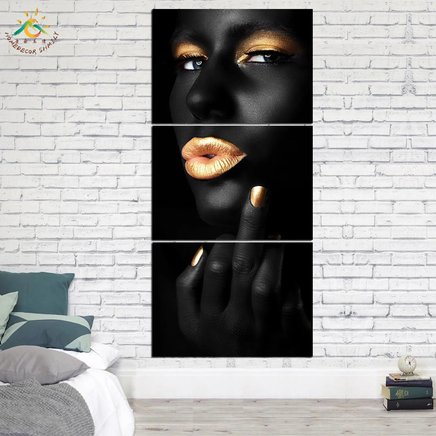 

Charming Sexy Lip Wall Art HD Prints Canvas Art Painting Modular Picture And Poster Canvas Painting Decoration Home 3 PIECES