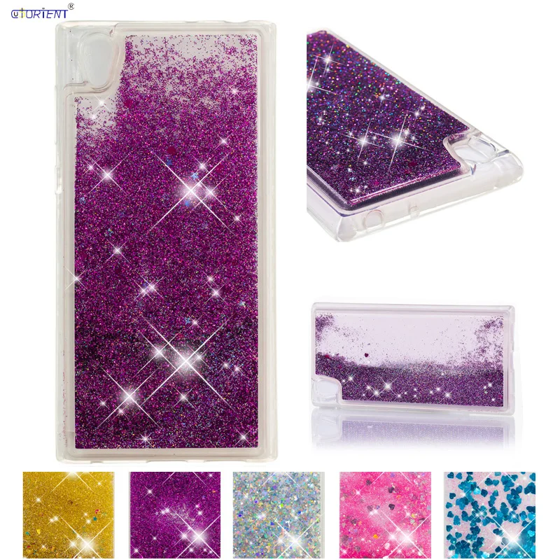 

for Case Sony Xperia L1 Phone Silicone Cover for Sony Xperia L1 G3311 G3313 G3312 Soft Glitter Dynamic Liquid Quicksand Case