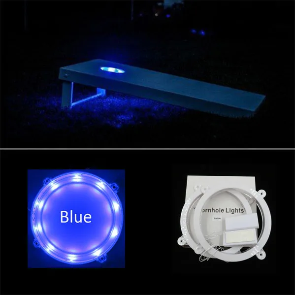 

Set of 2 Cornhole LED Lights,Blinngo Ultra Bright Standard Cornhole Night Light for Family Backyard Bean Bag Toss Cornhole Game