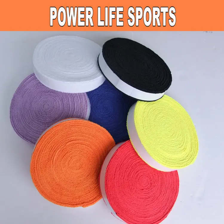 Free shipping Towel Tennis Racket Over Grip Badminton Grips font b Racquet b font Overgrip hand