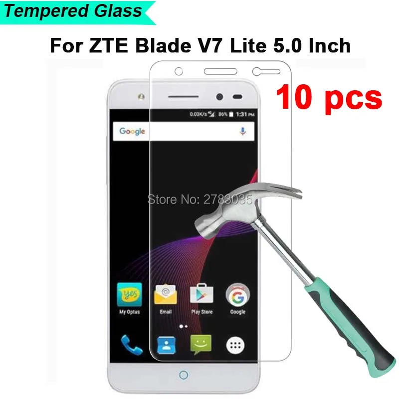 10 шт./лот для ZTE Blade V7 Lite V7lite 5 0 дюйма новинка твердость 9H 2.5D ультратонкая