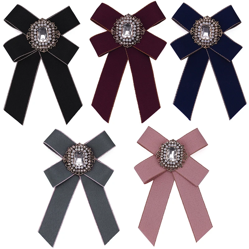 Новые модные однотонные вечерние галстуки-бабочки из полиэстера с бантом и карманами, украшенные кристаллами и бахромой, галстуки-бабочки для мужчин и женщин, Duftgold