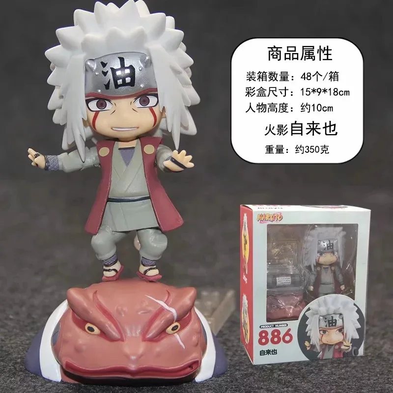 

NEW hot 10cm NARUTO Jiraiya Gama Sennin Ero-sennin Action figure toys collection doll Christmas gift with box