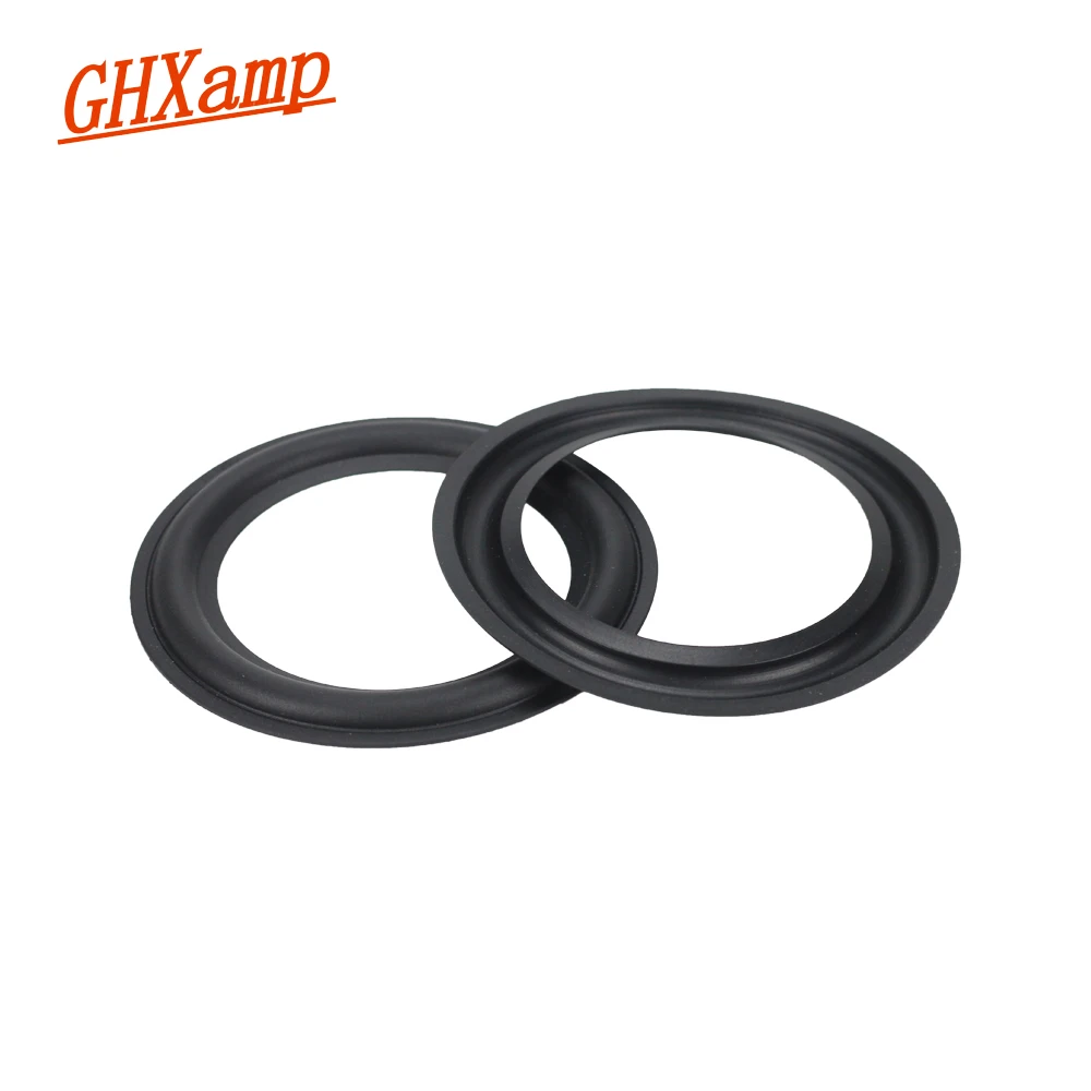 

GHXAMP 2PCS 5 INCH Speaker Rubber Surround Repair Rubber For Conventional Sound Box Repairment Folding Edge DIY