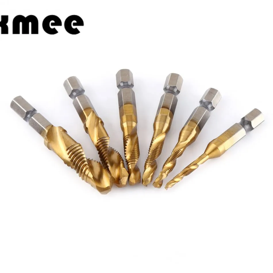 

Metric Plug Hand Tap Drill Bits HSS4241 Screw Spiral Point Thread M3 M4 M5 M6 M8 M10 Metalworking Hex Shank Machine Taps Kit