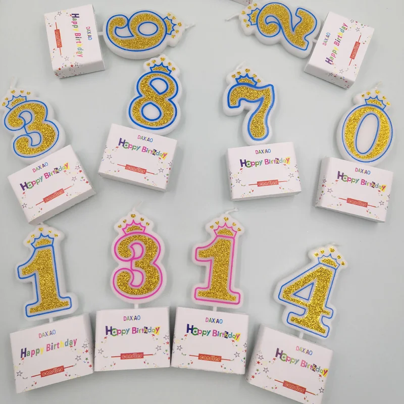 American Greetings Birthday Numeral Candle # 8