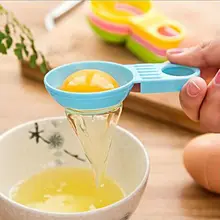 AIHOME 1 шт. Яичный желток Белый разделитель кухонные инструменты аксессуары Сепаратор для яиц разные цвета на выбор