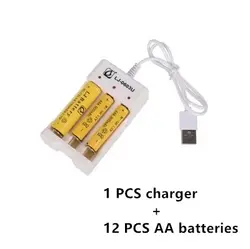 1 шт. зарядное устройство + 12 шт. AA батарея Ni-CD аккумуляторная батарея 1,2 в 700 мАч пульт дистанционного управления автомобильный аккумулятор