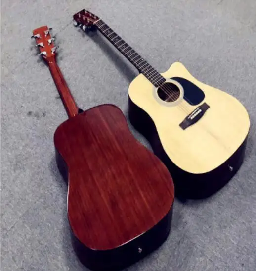 

41 inch ballad veneer acoustic guitar export quality face single guitar factory direct sales free shipping