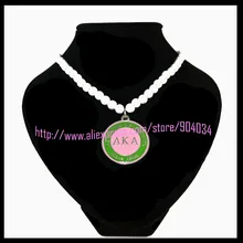 1 unid envío libre Kapp Alpha Alpha Hermandad AKA desde 1908 collar de La Joyería Collar de Perlas