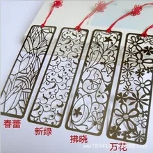 4 шт. четыре цветка из нержавеющей стали Металл корейский Закладка китайский стиль/элемент Выпускной бизнес