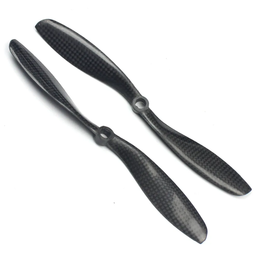 4 Pairs 8.0x4.5 8" 3K Carbon Fiber Propeller CW CCW 8045 CF Props Propellers for DJI Motor for DJI Model Plane Accessory