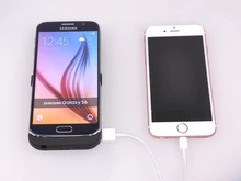 Calitte Battery Charger Case for Samsung Galaxy S6 Cover 6500mAh Backup USB Power Bank for iPhone Htc Sony Meizu