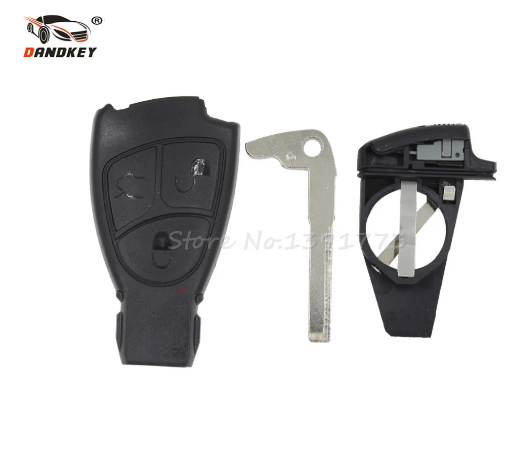 

Dandkey With Battery Holder 3 Buttons Remote Key Fob Case Cover Shell For Mercedes For Benz B C E ML S CLK CL 3B 3BT Smart Key
