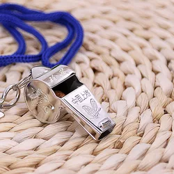 1PCS New Hot Metal Emergency Survival Whistle Referee Sport Rugby Football Volleyball Whistle With Lanyard Laser Engraving Sales 1PCS New Hot Metal Emergency Survival Whistle Referee Sport Rugby Football Volleyball Whistle With Lanyard Laser Engraving Sales