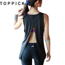 Сексуальный спортивный топ для спортзала для женщин, женский топ для йоги с открытой спиной, женская спортивная рубашка без рукавов, спортивный топ для фитнеса, женская одежда для фитнеса