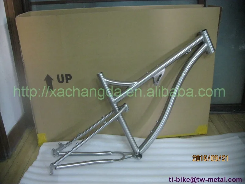 Cheap Titanium MTB Full Suspension Bike Frame Customized Titanium Mountain Bicycle Frames with Replaceable Dropout XACD Frame bikes 13 Cheap Titanium MTB Full Suspension Bike Frame Customized Titanium Mountain Bicycle Frames with Replaceable Dropout XACD Frame bikes 13