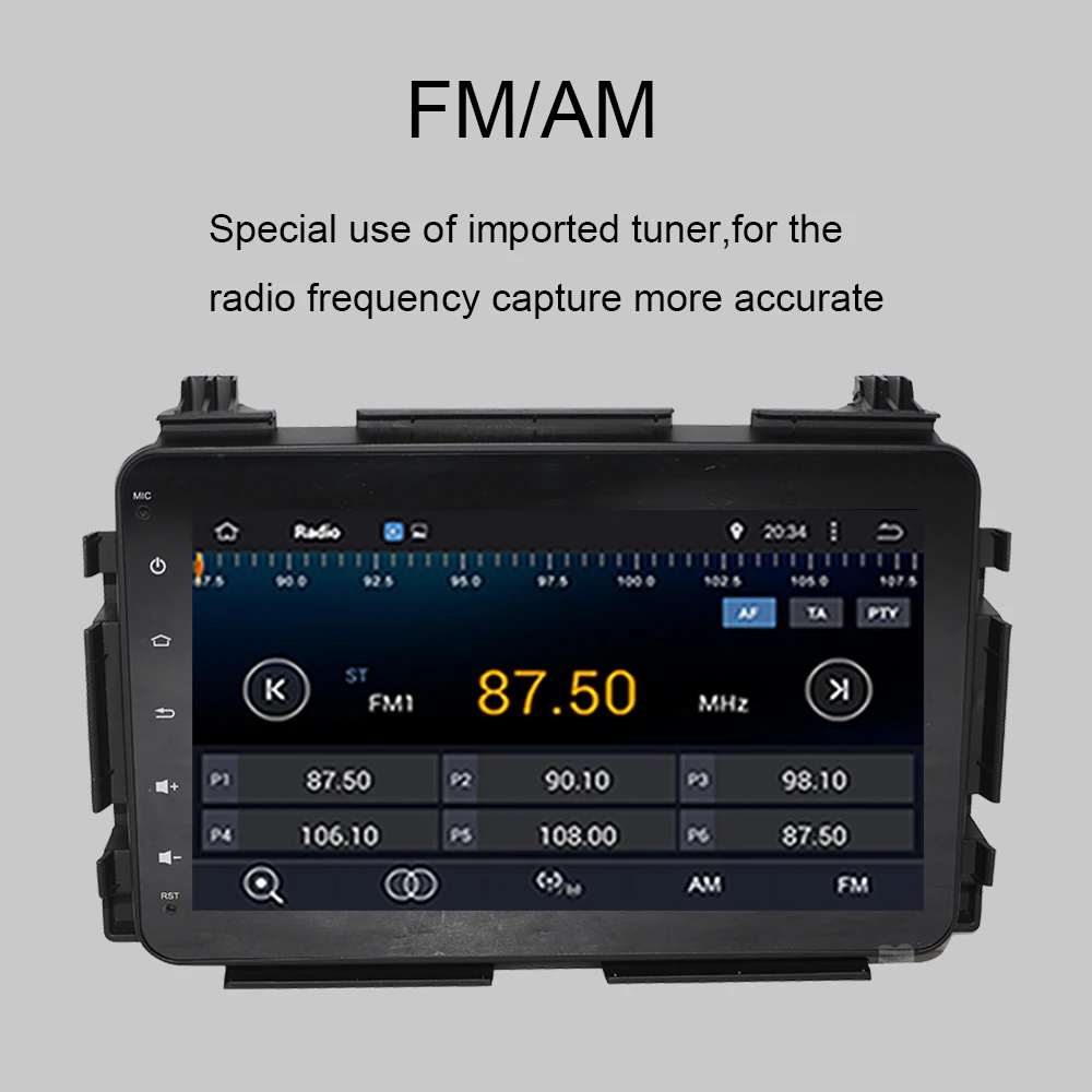 Sale 8" Android 9.0 Car GPS Navi Player for Honda Vezel HR-V HRV 2013-2019 with 4G Octa Core Stereo Multimedia RDS BT WIFI Head unit 5