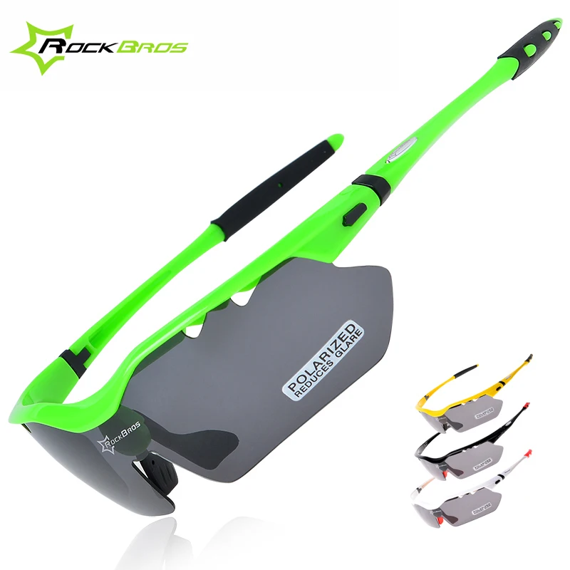  Rockbros Polarized Cycling Glasses Outdoor Sports Bicycle Sunglasses Road Bike Eyewear Goggles Myop