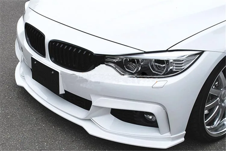 Для F32 F33 F36 M-Sport Carbon Fiber авто губа-Накладка для BMW 420i 425i 430i 440i M-Tech - Цвет: FRP unpainted primer