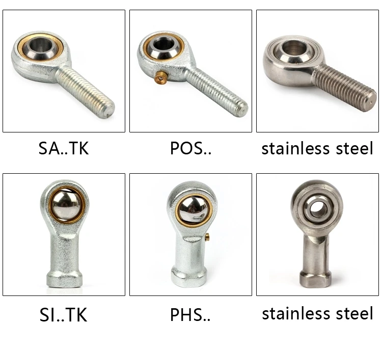 AXK 1 шт. PHS8 PHS10 PHS12 POS8 метрических рыбий глаз подшипник с шарнирными головками женский наружная резьба шарнирный Подшипник сочлененного типа правая рука POS8 POS10 POS12