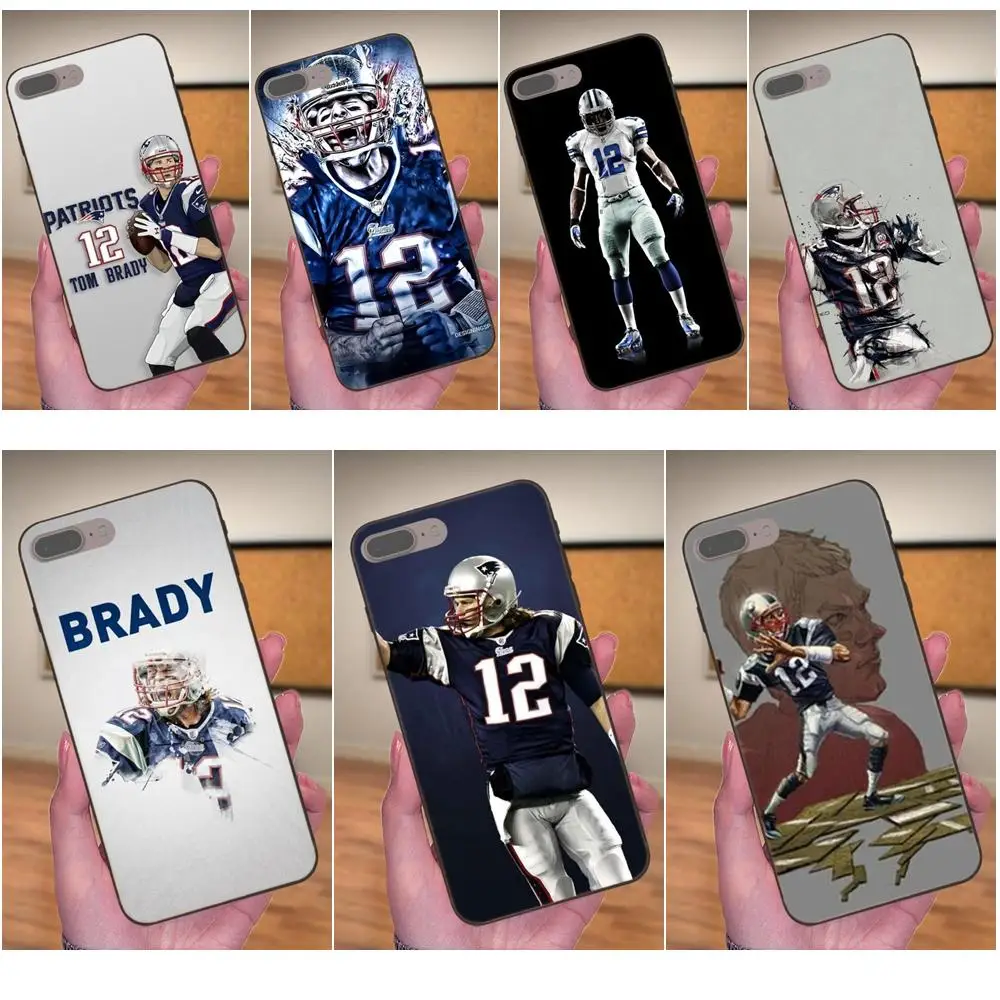 Tom Brady 12 Гибкие аксессуары для телефона чехол Xiaomi Mi Mix Max Note 2 2S 3 5X 6 6X 8 9 SE A1 A2 Lite Play Pro